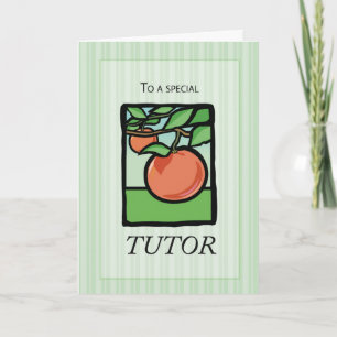 Cartão De Agradecimento Tutor, Professor Obrigado, Apple