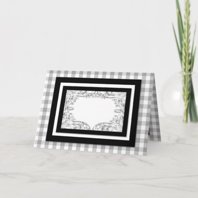 Cartão De Agradecimento Um Clássico Personalizado (Frente)