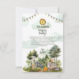 Cartão De Agradecimento Um Feliz Aniversário do Camper
