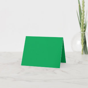 Cartão De Agradecimento um fundo verde com borda branca