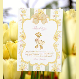 Cartão De Agradecimento Um ganso Bobo