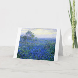 Cartão De Agradecimento Um-nebuloso-dia-bluebonnets julianos de Robert