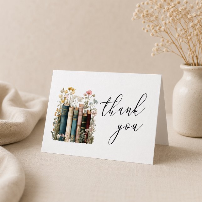 Cartão De Agradecimento Um Novo Capítulo Começa Chá de Casa Nova (new chapter begins thank you card)