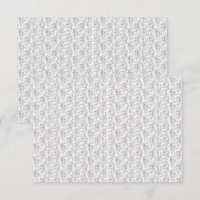 Um padrão floral clássico preto e branco, ilustra