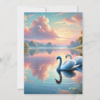 Um par de pântanos a planar num lago sereno