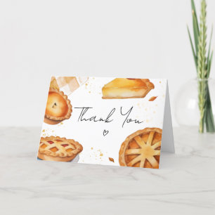 Cartão De Agradecimento Um Pequeno Chá de fraldas De Pizza