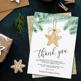 Cartão De Agradecimento Um pequeno Chá de fraldas Feliz