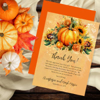 Um Pequeno Pumpkin | Girassóis Queda Chá de fralda