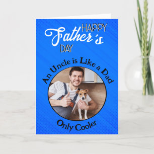 Cartão De Agradecimento Um tio é como um Dia de os pais personalizado pai