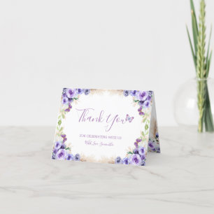 Cartão De Agradecimento Uma Borboleta Flutuada De Um Ano Dobrada Obrigado