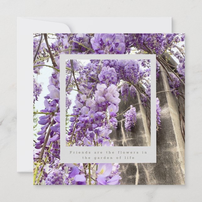 Cartão De Agradecimento Uma carta para amizade (Frente)