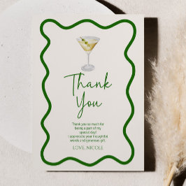 Cartão De Agradecimento Uma Festa de aniversário Tini Bit Antigo Dirty Mar