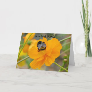 Cartão De Agradecimento Uma nota de obrigados
