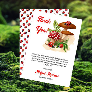 Cartão De Agradecimento Uma Pequena Damibuta Bonita Está A Caminho Do Chá 