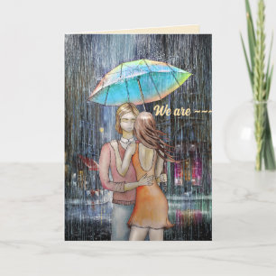 CARTÃO DE AGRADECIMENTO UMA PLACA DE AMOR DE CASAL PERFEITA