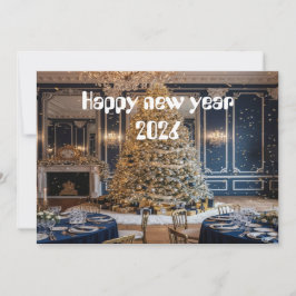 Cartão De Agradecimento Understated New Year Elegance Card