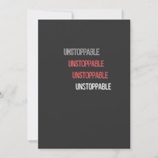 Cartão de Agradecimento UnstoppableFlat