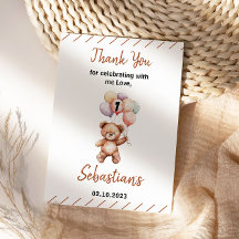 Urso Teddy Fofo 1º Aniversário | Urso Doce