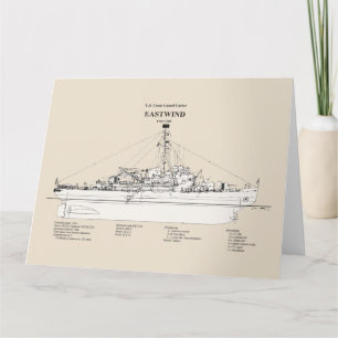 Cartão De Agradecimento USCGC Eastwind wagb-279 - SBD