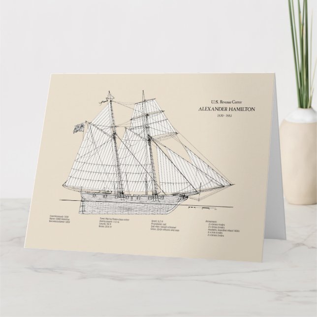 Cartão De Agradecimento USRC Alexander Hamilton - SBD (Frente)