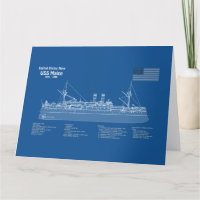 USS Maine - Ship Blueprint Planos ABD