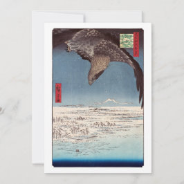 Cartão De Agradecimento Utagawa Hiroshige - Fukagawa Susaki e Jumantsubo