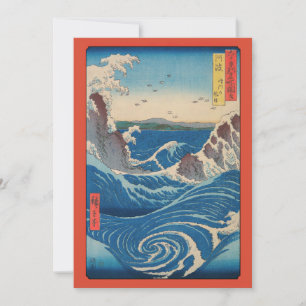Cartão De Agradecimento Utagawa Hiroshige - Naruto Whirlpool, Província de