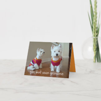 Cartão De Agradecimento Vá bem vovó