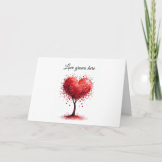 Cartão De Agradecimento Valentine Love Card | Romantic for Him & Her