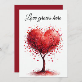 Cartão De Agradecimento Valentine Love Card | Romantic for Him & Her