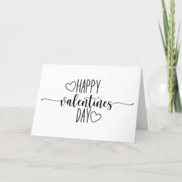 Cartão De Agradecimento  valentine's day card