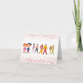 Cartão De Agradecimento Vamos cresce velhas junto com placas de Namorados