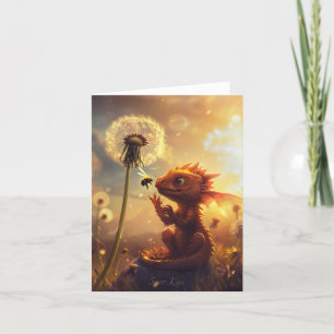 Cartão De Agradecimento Vamos fazer uma placa de desejo