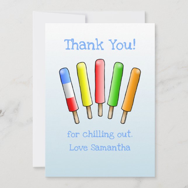 Cartão De Agradecimento Vamos Relaxar Aniversário (Frente)