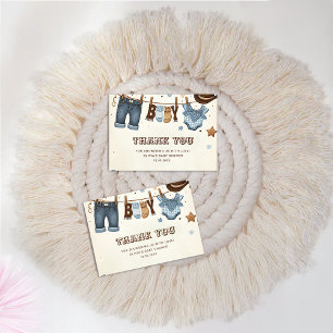 Cartão De Agradecimento Vaqueiro