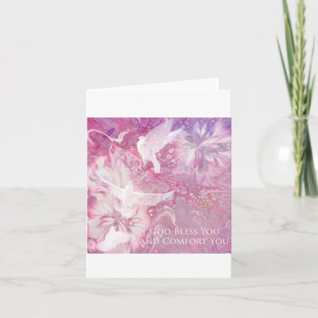 Cartão De Agradecimento Vazio da porta (Frente)