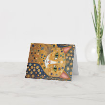 Vazio de gato estilo Klimt