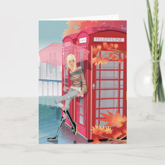 Cartão De Agradecimento Vazio Diva Girl Card