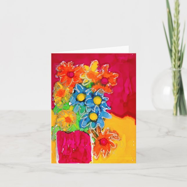 Cartão De Agradecimento Vazio Note Card Lovitude "O amor está chegando" (Frente)