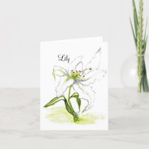 Vazio Notecard floral