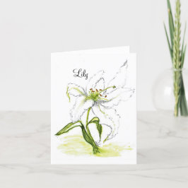 Cartão De Agradecimento Vazio Notecard floral