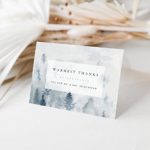 Cartão De Agradecimento Verdade do inverno   Casamento Personalizado Obrig