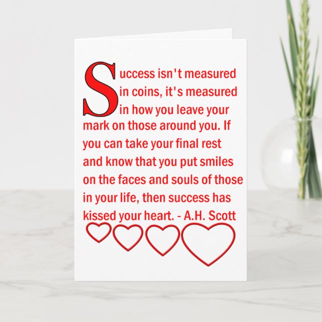 Cartão de agradecimento verdadeiro tesouro (Frente)