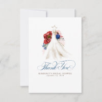 Vermelho Borgonha Azul Marinho Floral Noiva Obriga