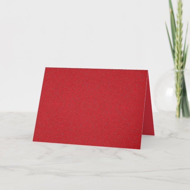 Cartão de Agradecimento Vermelho de Tomate com Tex (Frente)