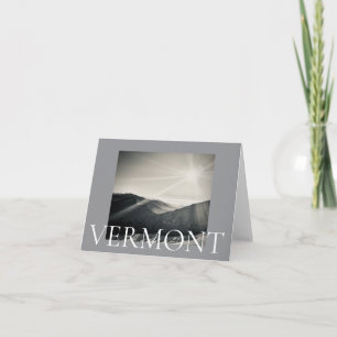 Cartão De Agradecimento Vermont