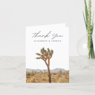 Cartão de agradecimento vertical Joshua Tree em br