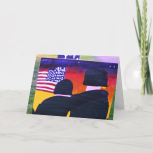 Cartão De Agradecimento Veterans Day Card, A Soldier's Comfort