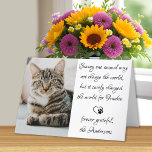 Cartão De Agradecimento Veterinária Pet Photo Veterinarian<br><div class="desc">Diga "Obrigado" ao seu maravilhoso veterinário com cartão com fotos personalizado para animais de estimação. "Salvar um animal pode não mudar o mundo, mas certamente mudou o mundo para 'seu nome de animais de estimação' ... sempre grato... !" Personalize com o nome do seu cão, gato ou animal de estimação...</div>