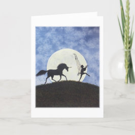 Cartão De Agradecimento "Vi-Os Uma Noite"